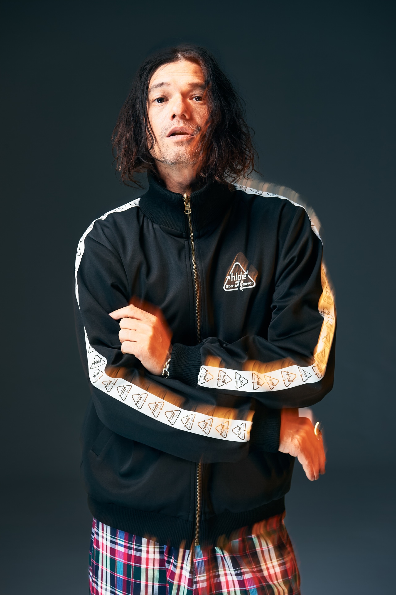 hide Paint Track Jacket