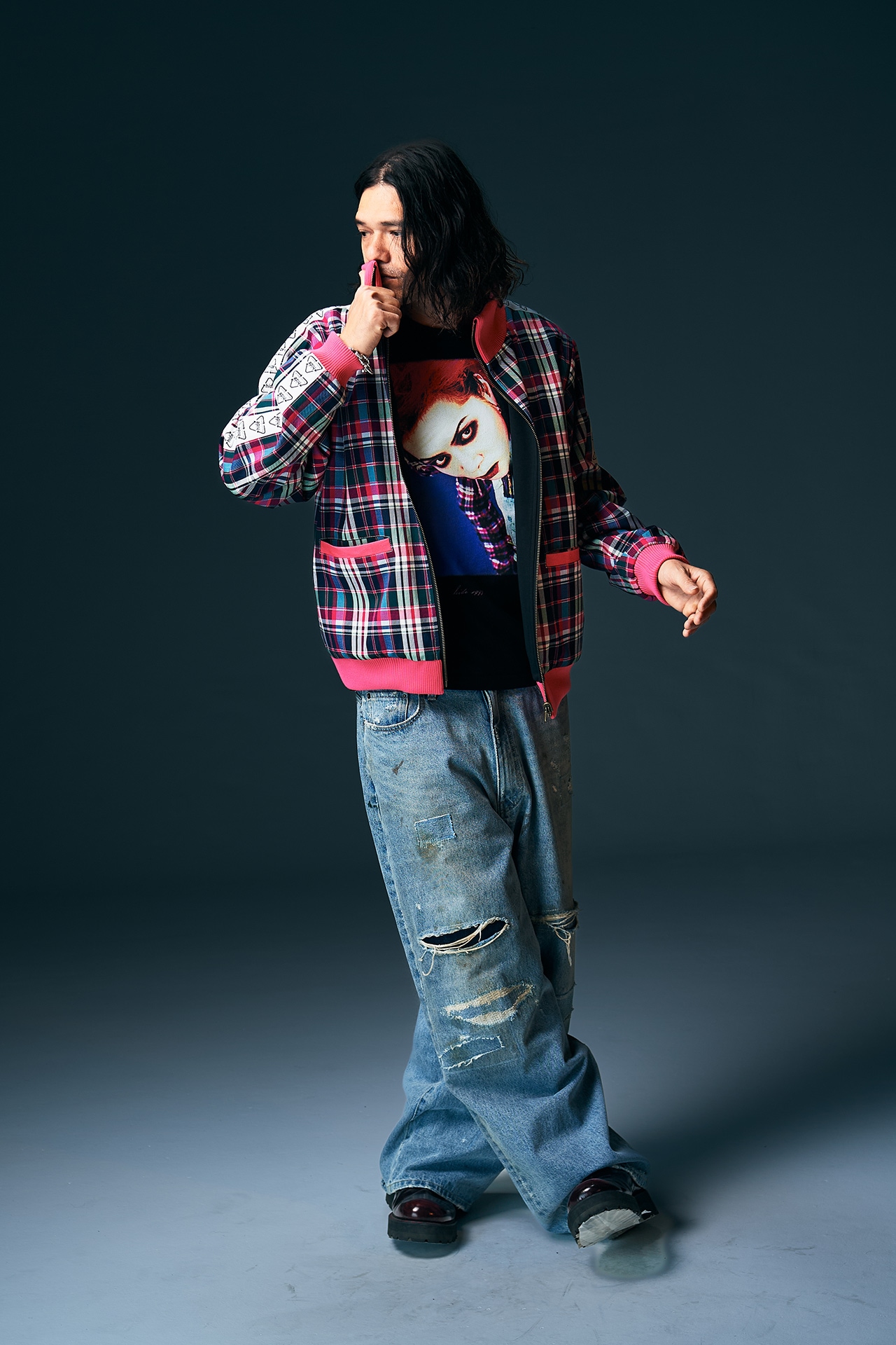 hide Paint Track Jacket