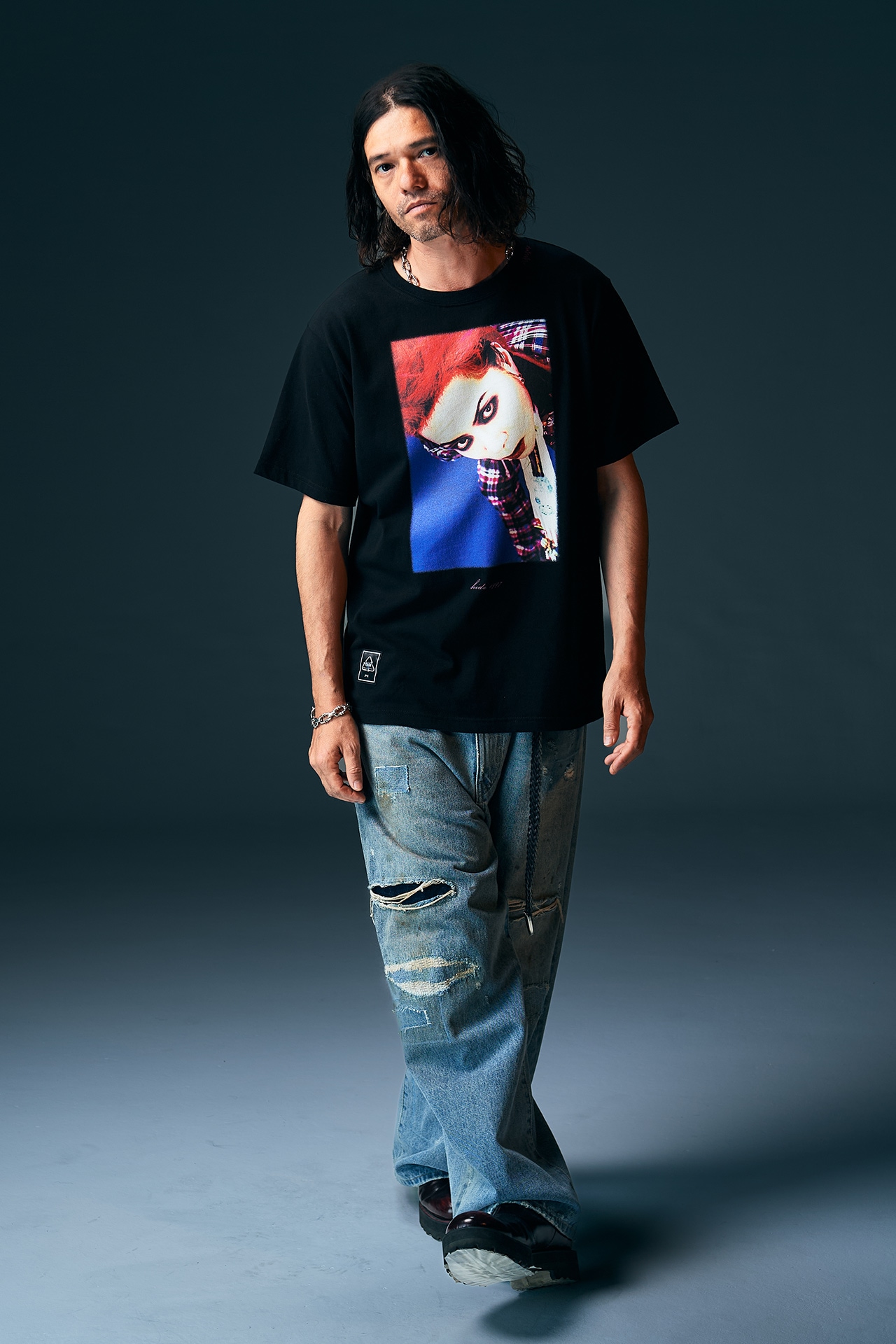 hide Check Suit T-Shirt