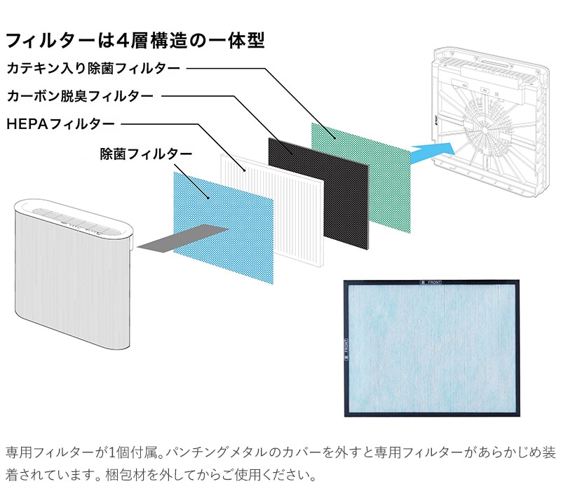 ±0 プラスマイナスゼロ 空気清浄機 X020  空気清浄機 15畳 コンパクト 小型 おしゃれ リビング タバコ 花粉 PM2.5 シンプル  