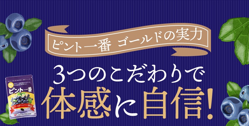 TeaLife ピント一番 ゴールド ブルーベリー 目の疲れ 目の疲労感軽減 サプリメント サプリ ピント調節機能