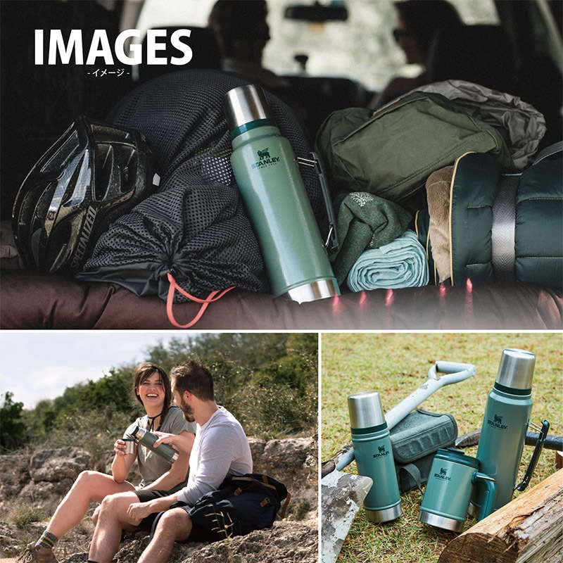 STANLEY スタンレー クラシックシリーズ 真空ボトル 0.75L  ステンレスボトル 保温 保冷 おしゃれ 水筒 コップ付き マイボトル 食洗器対応 洗いやすい スポーツ アウトドア  