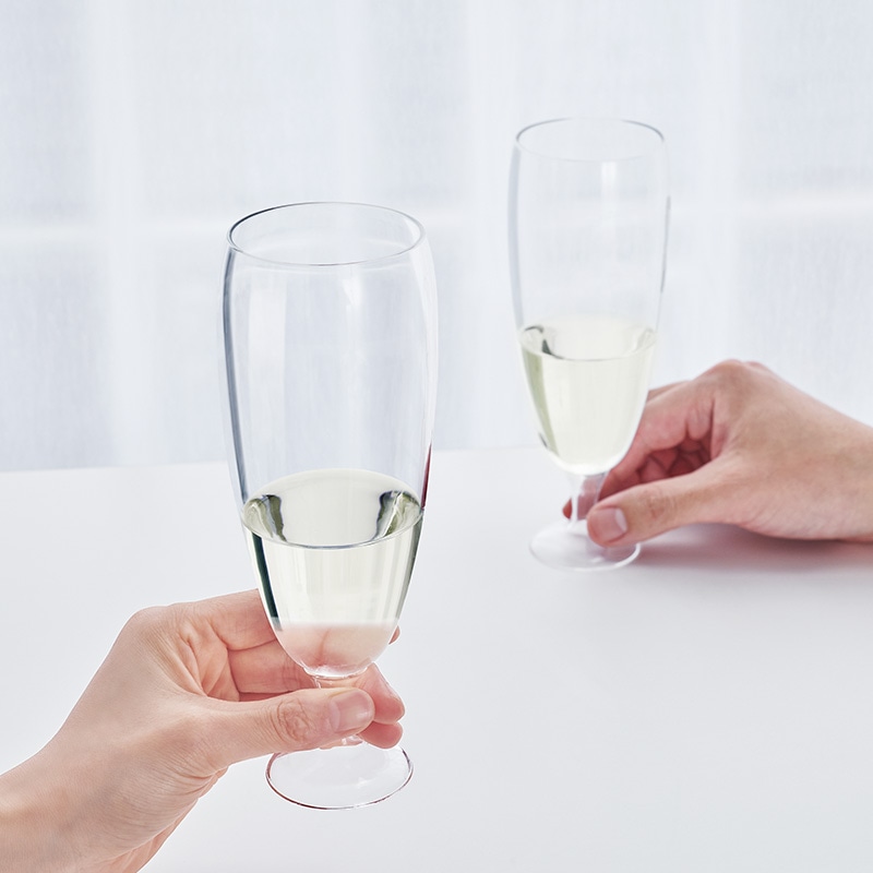 あやせものづくり研究会 澄み切った音が響き渡る 乾杯 石英ガラス グラス おしゃれ 記念日 高級 透明 クリア 美しい きれい