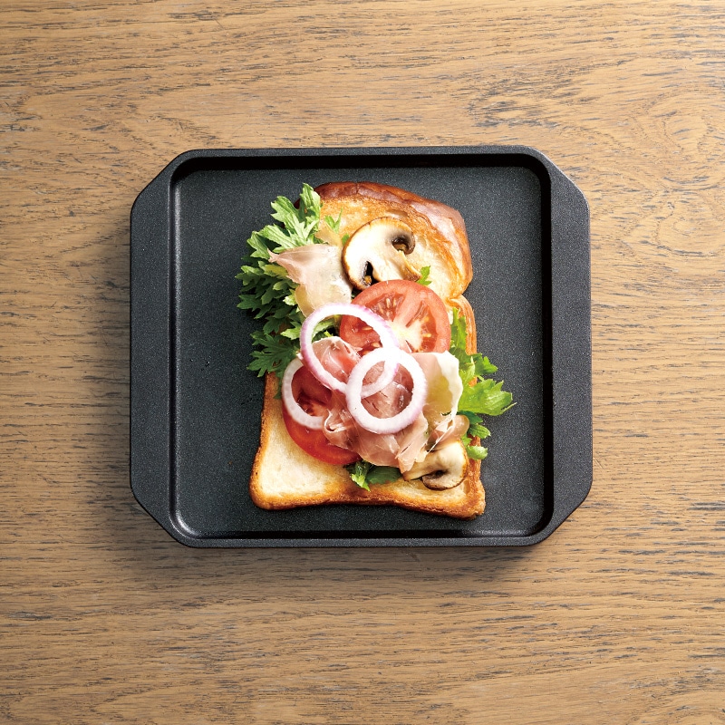 あやせものづくり研究会 炭火焼トースタープレート Sumi Toaster Lサイズ  トーストプレート スミトースター 日本製 トースト フライパン ガスコンロ キャンプ  