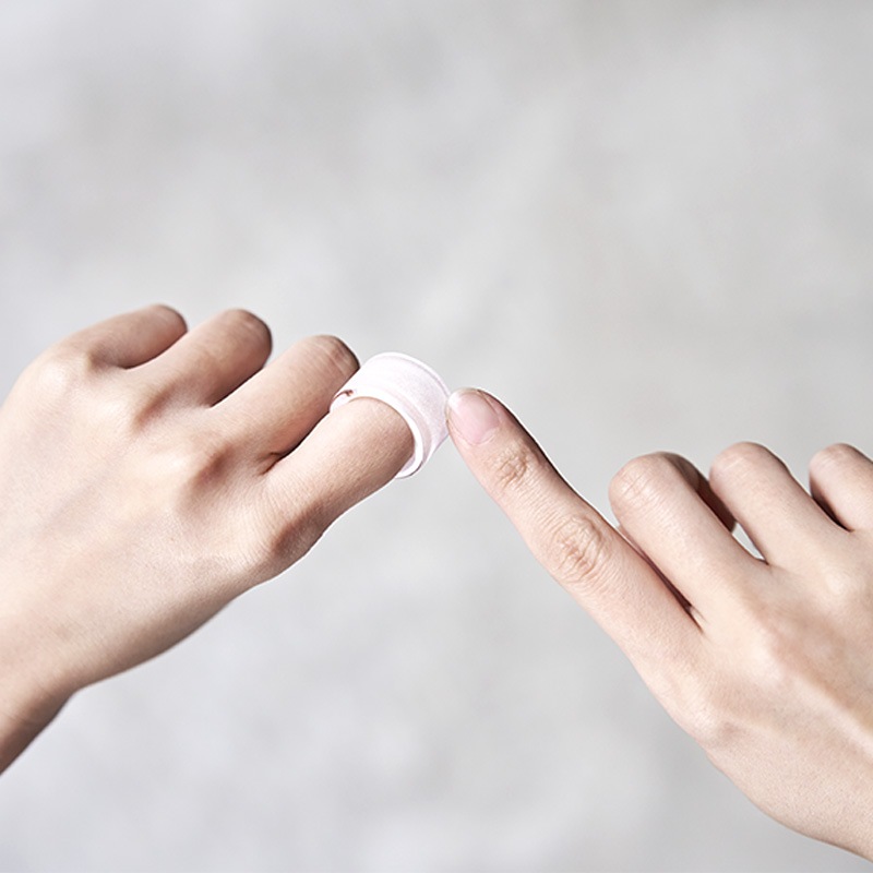 あやせものづくり研究会 石英ガラス リング爪やすり 2個セット Sekiei Nail Care Ring 爪みがき つめやすり ネイルケア グッズ おしゃれ シンプル 大人