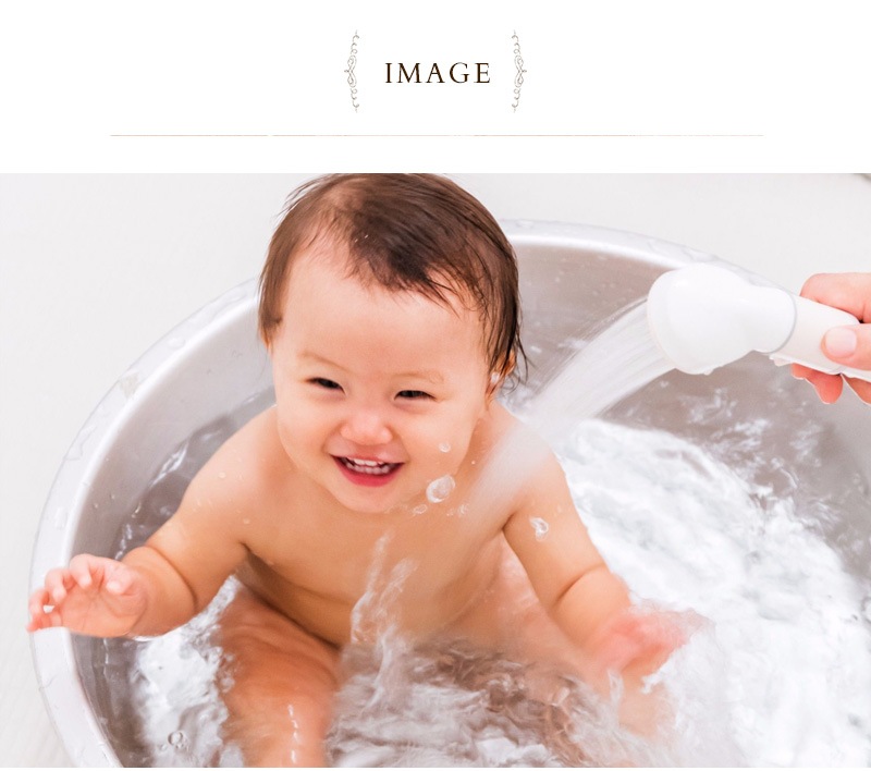 ピュアブル ベビー  シャワーヘッド マイクロバブル 赤ちゃん ベビー 日本製 沐浴 手元ストップ 節水 バスグッズ 出産祝い プレゼント ギフト  