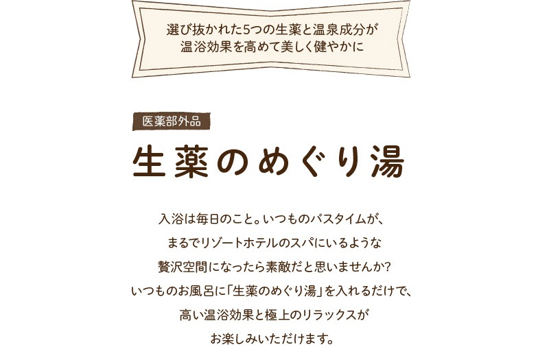 生薬のめぐり湯 15包入  入浴剤 ギフト 母の日 おしゃれ 生薬入浴剤 プレゼント 女性 疲労回復 冷え症 肩こり 松田医薬品  