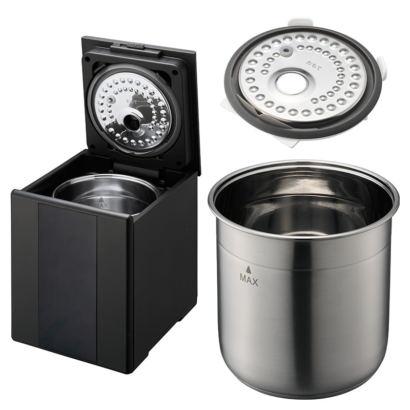 DOSHISHA ドウシシャ スチーム加湿器 「取り外し可能水タンク・上蓋