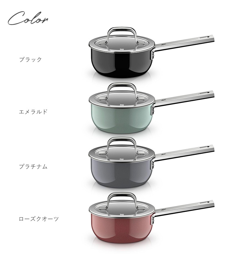 WMF ヴェーエムエフ フュージョンテック ミネラルプロ ソースパン 16cm  片手鍋 蓋付き 無水鍋 無水調理鍋 おしゃれ ドイツ製 焦げ付かない IH対応 食洗器対応 丈夫 頑丈  