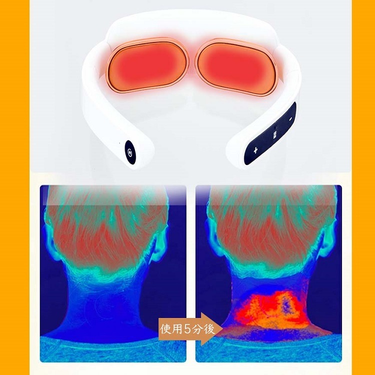 WAVEWAVE ウェイブウェイブ POCKET HEAT NECK EMS  ヒートネック EMS 首こり 肩こり 軽量 温活 グッズ 健康器具 ギフト プレゼント  