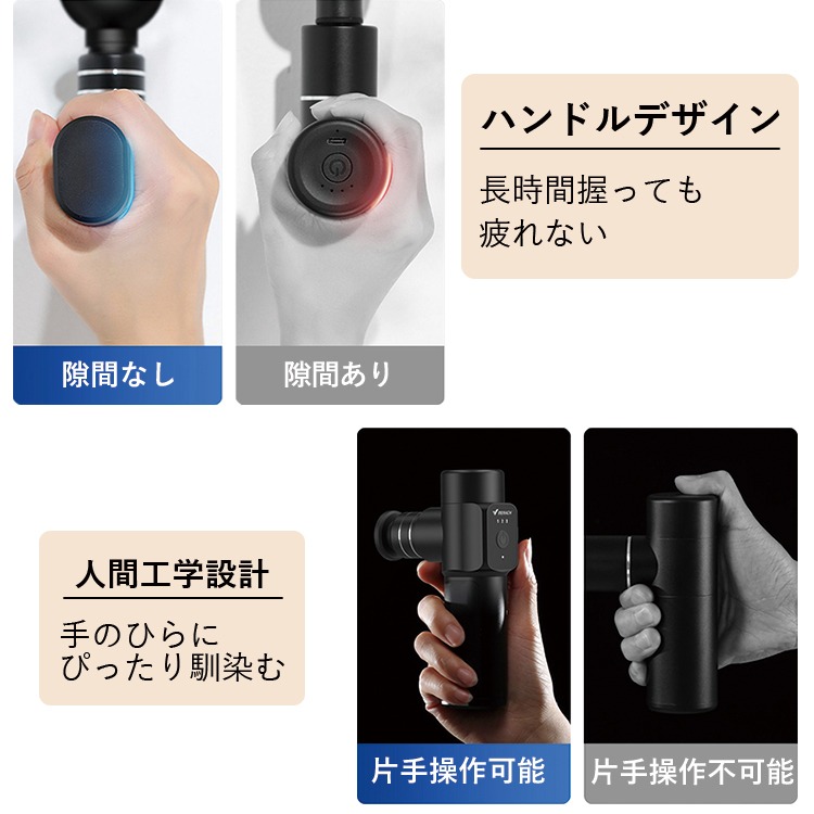 WAVEWAVE ウェイブウェイブ FACIAL RELEASE GUN  ハンディガン 筋膜リリースガン 首こり 肩こり 電動 軽量 コードレス 健康グッズ ギフト プレゼント  