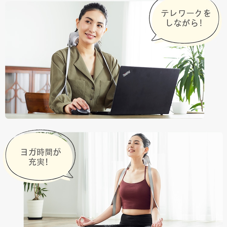 WAVEWAVE ウェイブウェイブ HEAT NECK REFRESH  首こり 肩こり 揉み 温活 リラックス 癒し グッズ 健康器具 ギフト プレゼント  