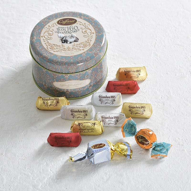 Caffarel 16周年記念デザイン缶3点セット、ヨネムラ缶計4缶 2025ホワイトデー・春のチョコレートギフト - カファレル公式
