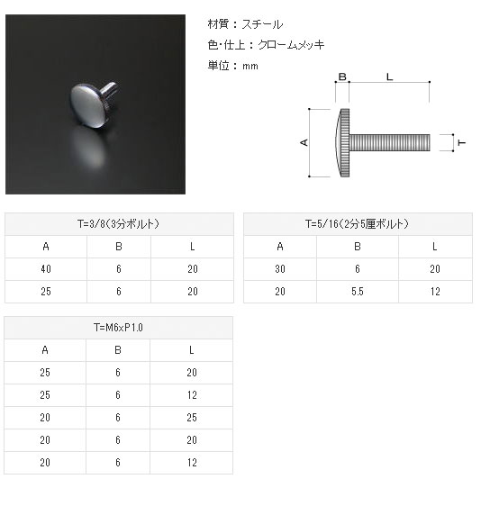 化粧ビス,化粧ビス,EPS-R スチール製ローレットビス販売 | オンライン