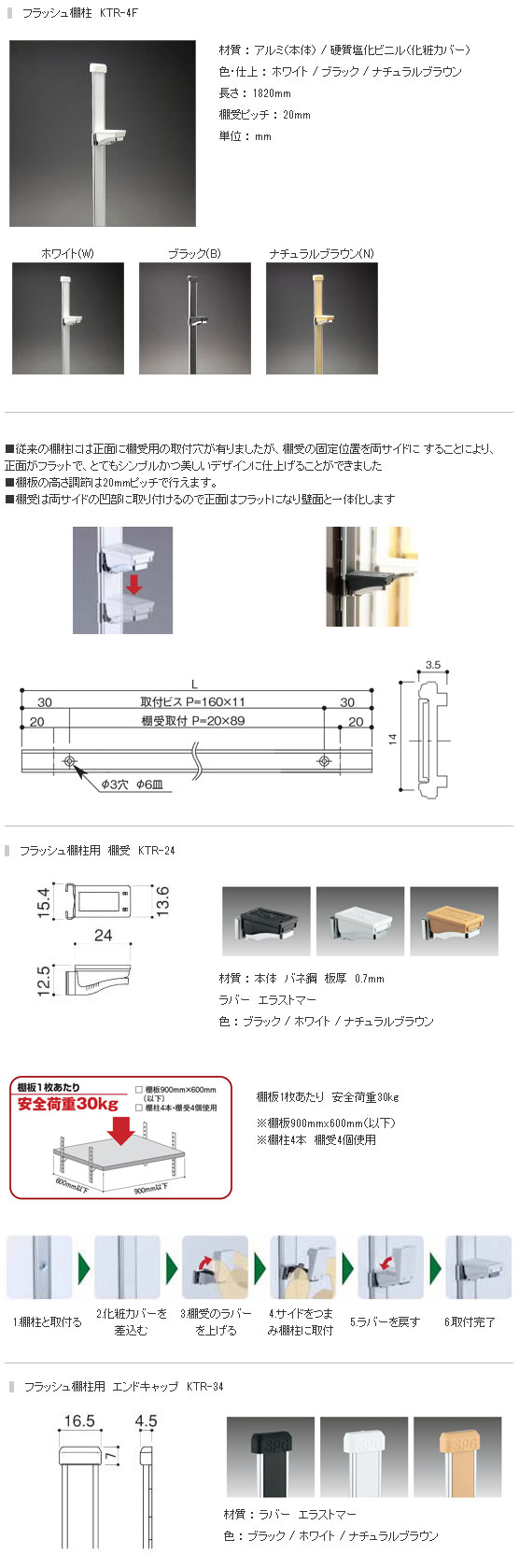 棚柱・棚ダボ,棚柱・ダボ柱,フラッシュ棚柱販売 | オンラインショップ