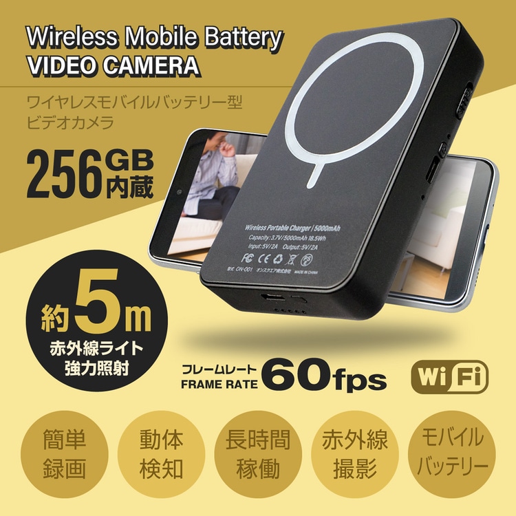 Gexa(ジイエクサ) ワイヤレス充電器型カメラ GX-311 小型カメラ