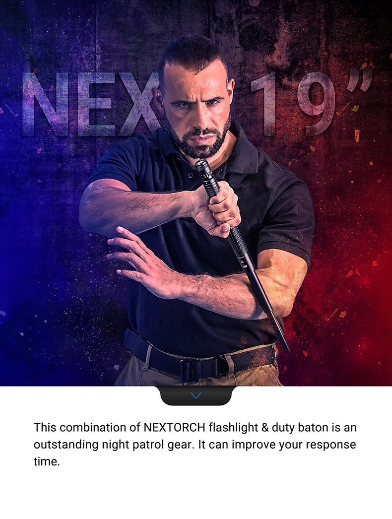 NEXTORCH ネクストーチ NEX ライト付きバトン N19L | 護身グッズ,特殊