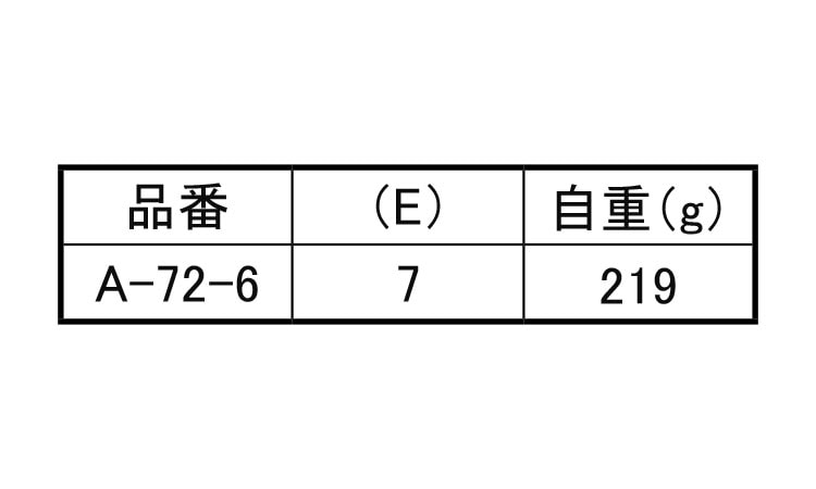 鉄 防水型蝶番A－72－6 《標準(または鉄)/生地(または標準