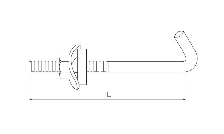 ルーティアンカーSUS ルーティアンカー  SC-1015 ステンレス(303、304、XM7等) 生地(または標準) - 2