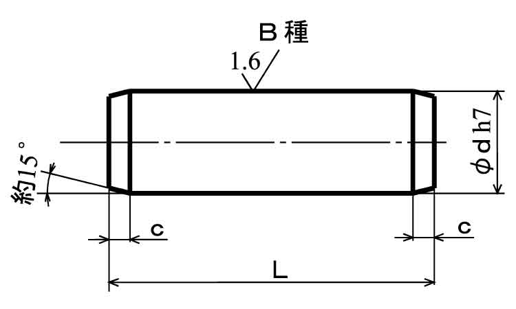 ソトネジツキ　テーパーピン 規格(4X60) 入数(100)  - 2