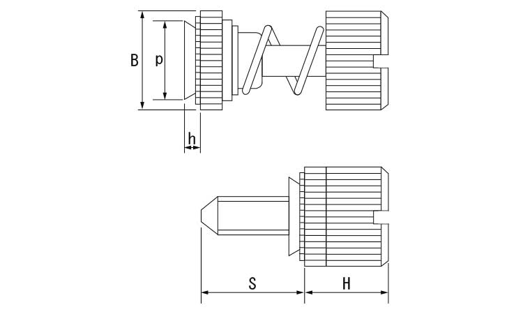 セルクレストファスナー（ＳＫＦセルクレストファスナー SKFM4-210S ステンレス(303、304、XM7等) 生地(または標準) - 1
