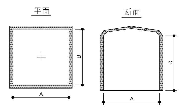 タケネ 角パイプキャップ 《標準(または鉄)/樹脂着色 黒》 | 樹脂製品