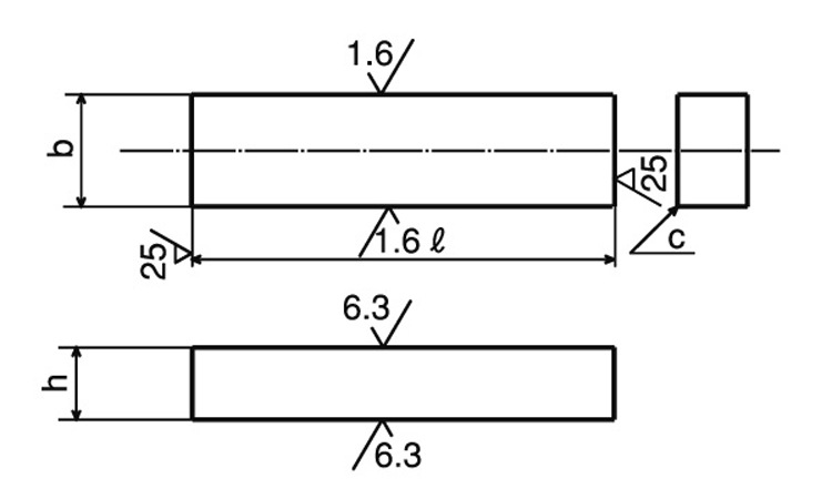 新ＪＩＳ　両丸キー（姫野製）　 12X8X75　Ｓ４５Ｃ　生地 12X8X75 シンJIS S45C リョウカクキー(ヒメノ 1個 大阪魂 通販