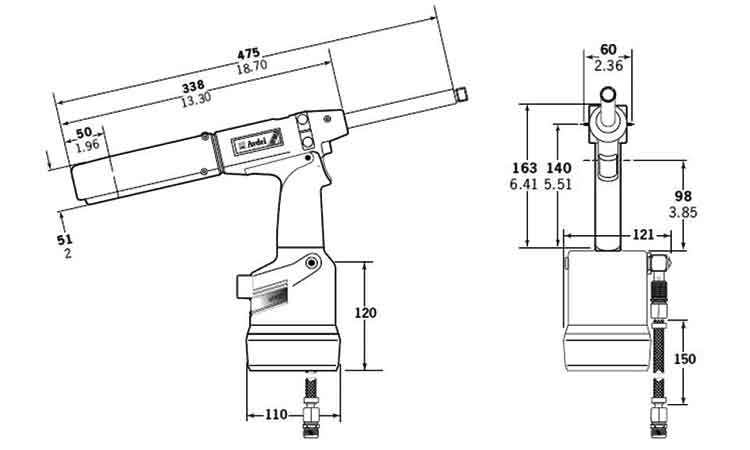 エアーリベッター（7537 《標準(または鉄)/生地(または標準