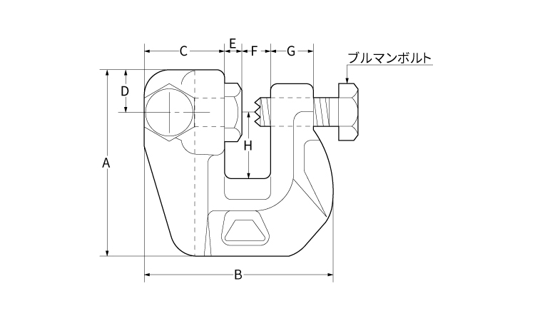 ブルマンLA型 《標準(または鉄)/生地(または標準)》 | 金具類,標準