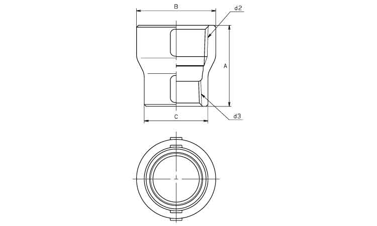 径違いソケット（PRS（KITZ 《ｽﾃﾝﾚｽ(303､304､XM7等)/生地
