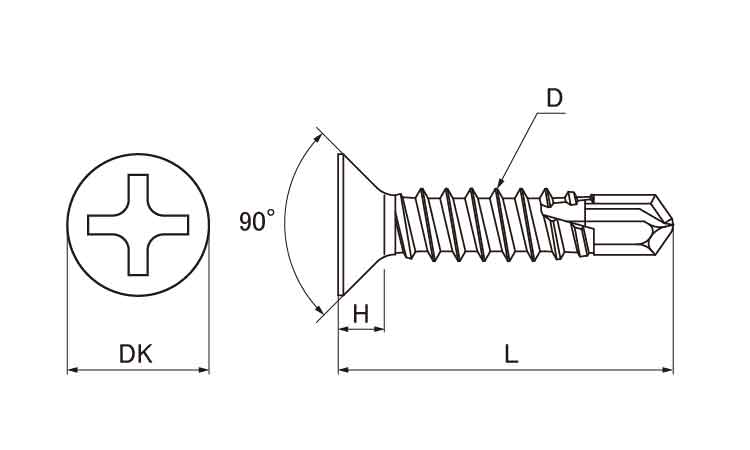ＦＲＸ（ナベ（細目　 4 X 16　SUS410　ＢＫ(黒染め) ＦＲＸ（ナベ（細目 4 X 16 SUS410 ＢＫ(黒染め)