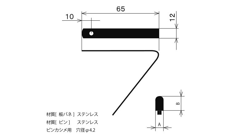 ジョイントクリップ（Ｗ） 《ｽﾃﾝﾚｽ(303､304､XM7等)/生地(または標準