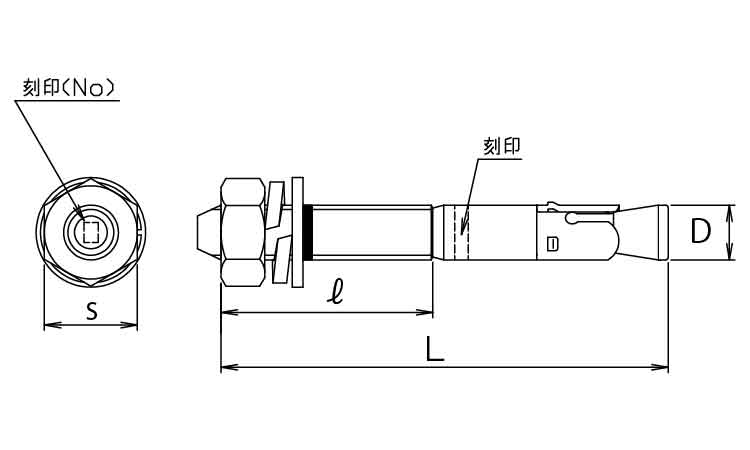 トルコンアンカー（ＴＣＷ【25個】ﾄﾙｺﾝｱﾝｶｰ TCW-1290D 標準(または鉄