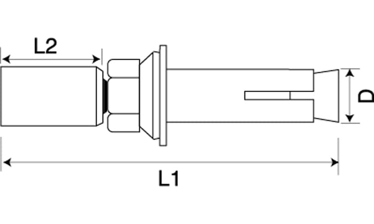 トルコンアンカー（ＡＷ（コーントルコンアンカー(AW(コーン  AW-3030B 標準(または鉄) 三価ホワイト - 3