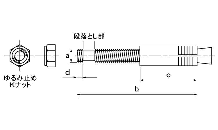 SUS316 オールアンカー 材質(SUS316) 規格(316SC-1010) 入数(50)  - 4
