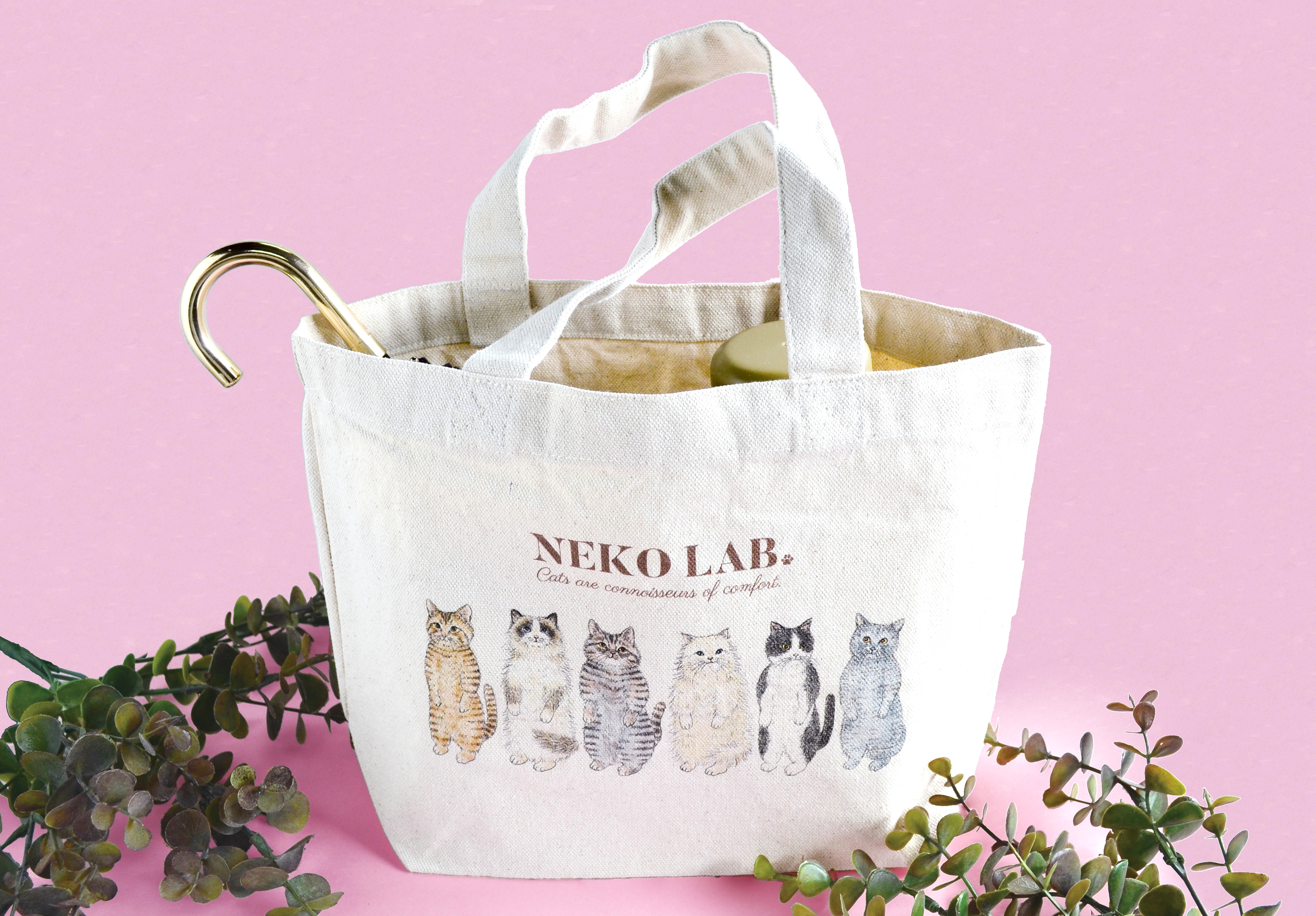 トートバッグ：ナチュラル | グッズ | NEKOLAB公式オンラインショップ