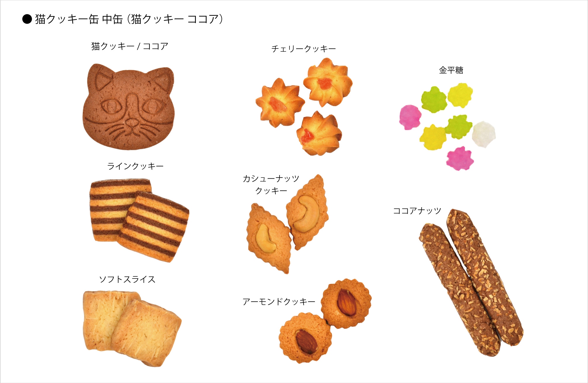 猫クッキー缶 中缶 ミントブルー 猫クッキー ココア クッキー缶 Nekolab ネコラボ 公式オンラインショップ
