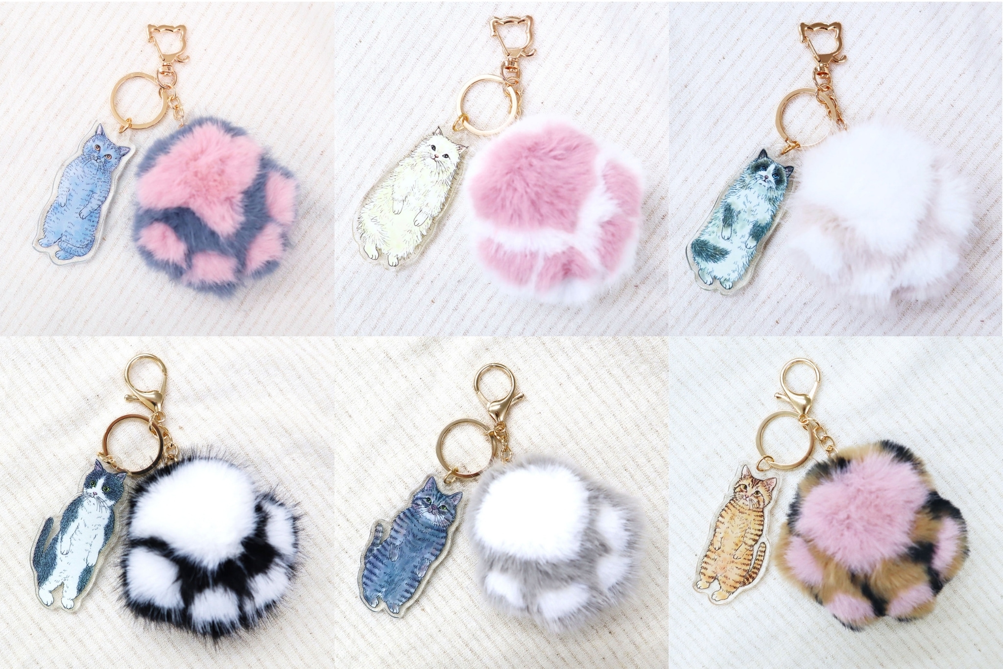 ねこの肉球ファーチャーム | グッズ | NEKOLAB公式オンラインショップ
