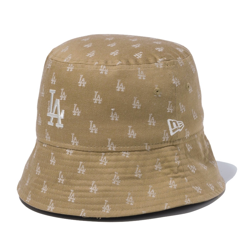 ニューエラ バケットハット バケハ NEW ERA バケット01 セーラーブリム Sailor Brim MLB Jacquard  ロサンゼルス・ドジャース カーキ × クローム 帽子 | NEW ERA(ニューエラ) | Neo Globe