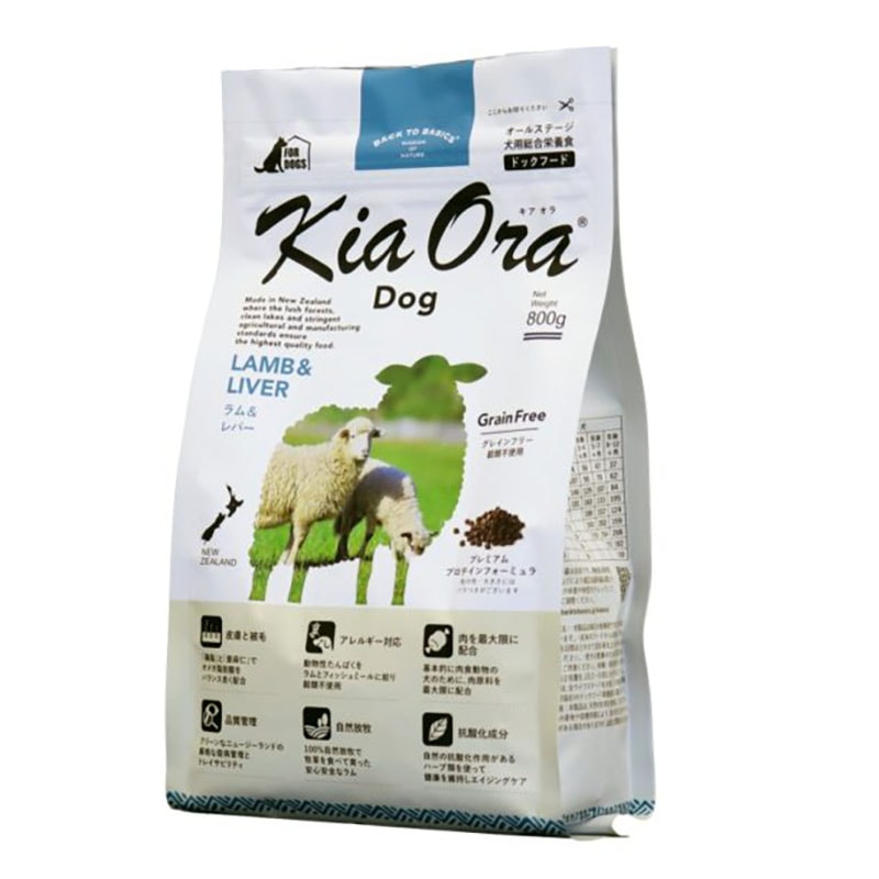 Kia Ora（キア オラ） ドッグフード ラム＆サーモン 9.5kg 全年齢向け