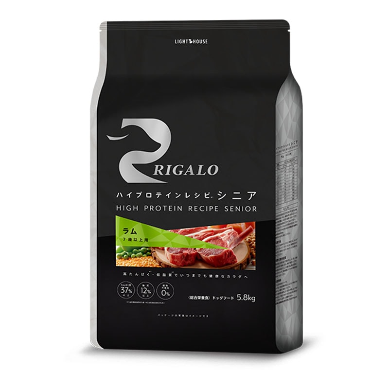 RIGALO RIGALO ハイプロテインレシピ 7歳以上用 ラム高品質 国産無添加 ドックフード