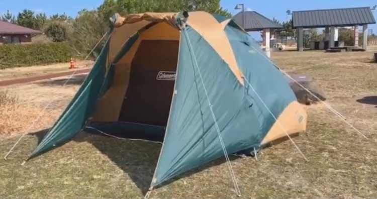 タフワイドドームを一人で設営する方法【テント設営・簡単】