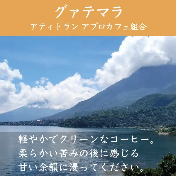 グァテマラ アティトラン湖