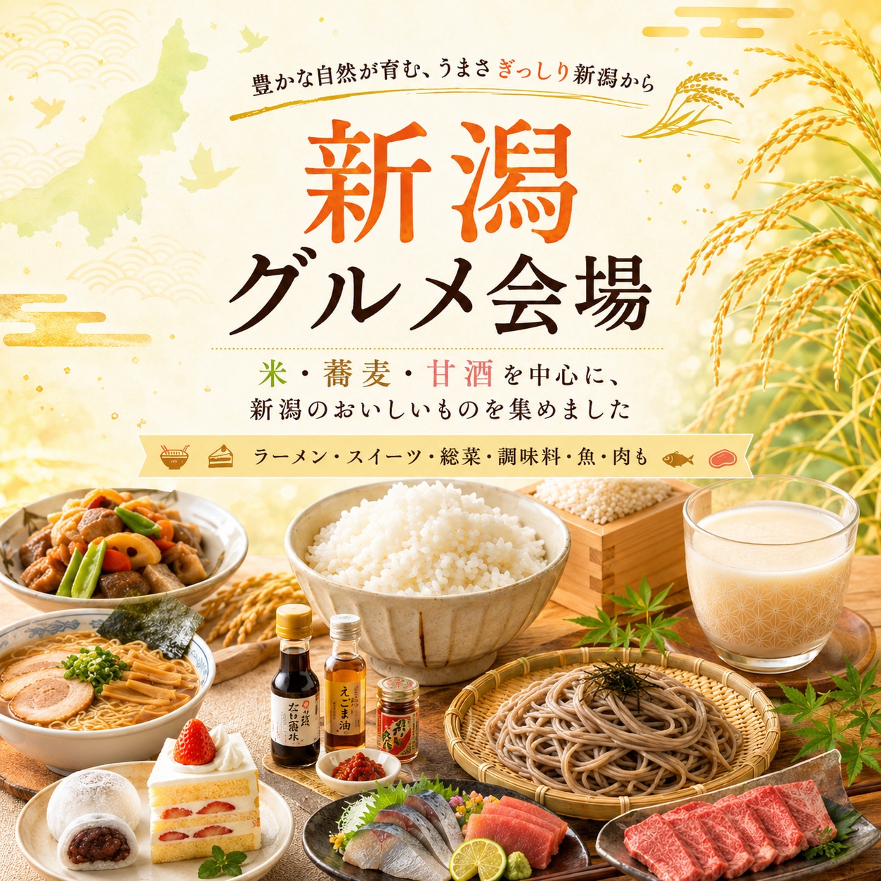 新潟グルメ会場