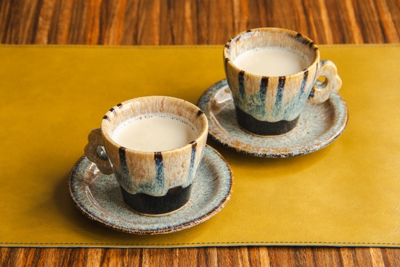そば茶ラテ