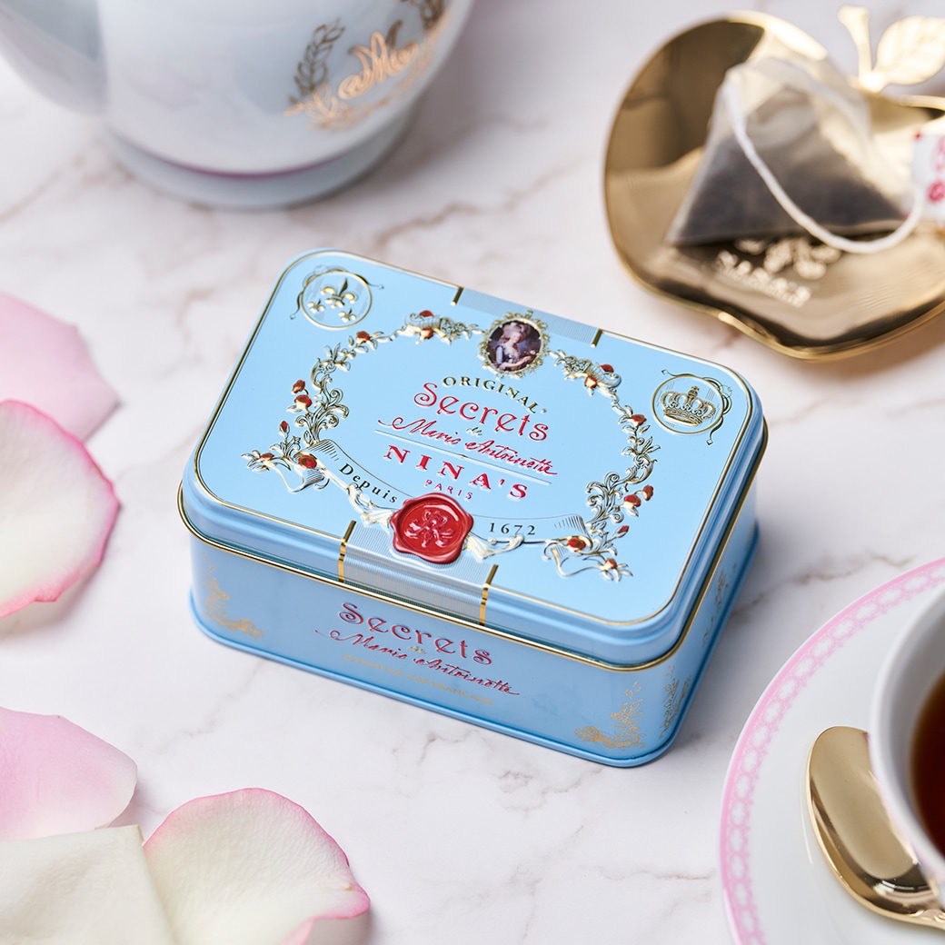 Royal box for tea ダージリン／ティーバッグ缶