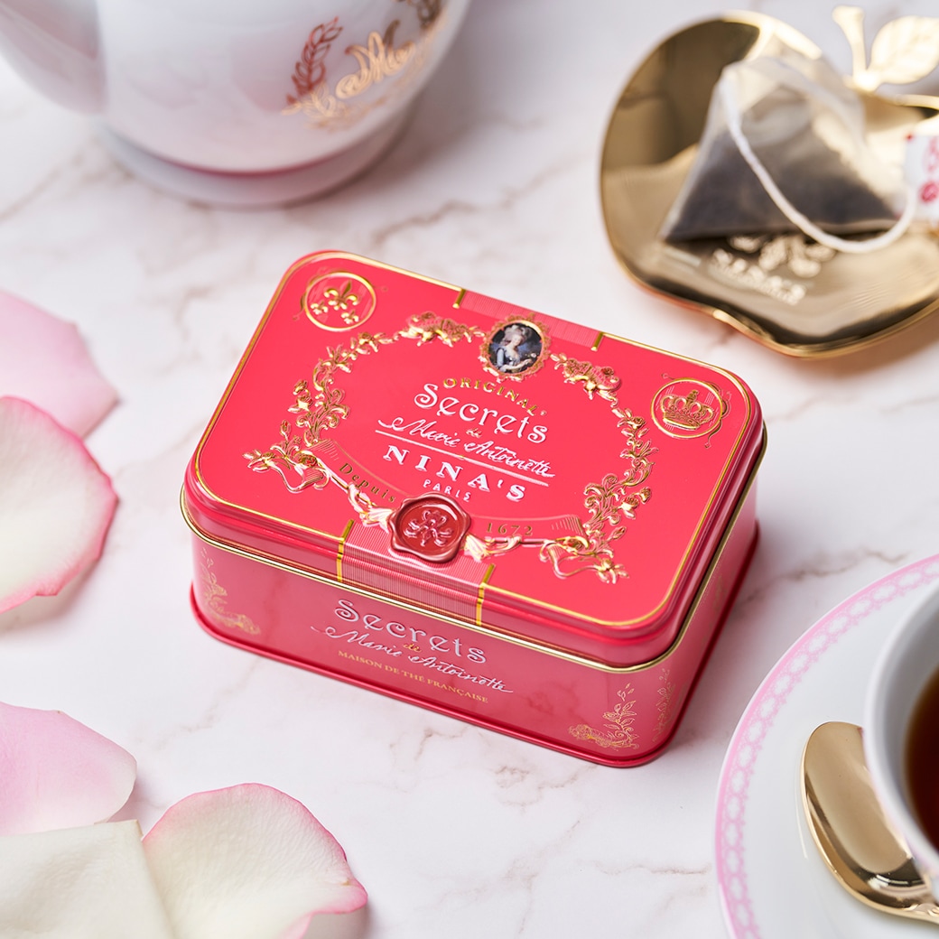Royal box for tea テデアンジュ／ティーバッグ缶