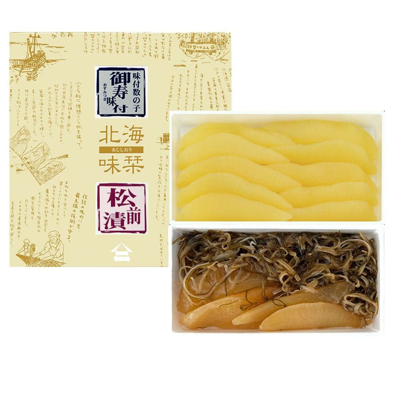 北海味栞 250g 2品【味付数の子・松前漬】箱入 井原水産
