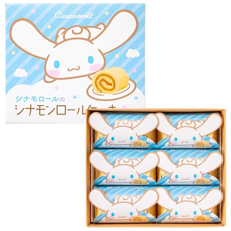 ＼サンリオコラボ商品／ シナモロールのシナモンロールケーキ（6個）