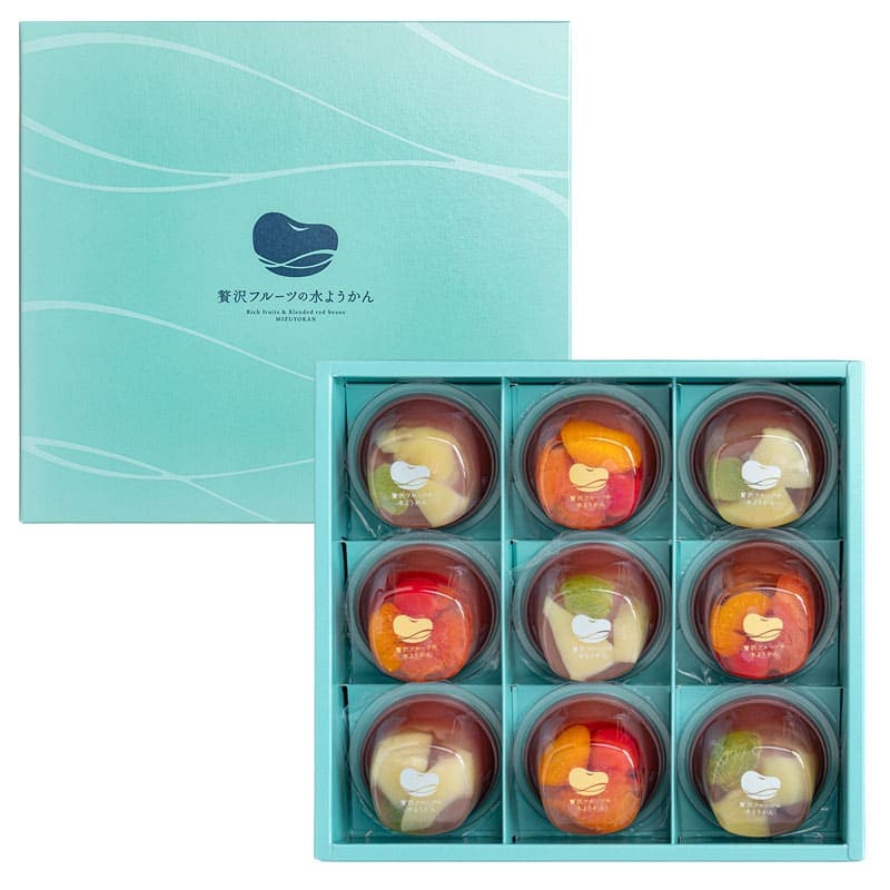平安泰蔵六　純銀懐中菓子台　共箱　29g 東Y8-0515☆2F 贅沢フルーツの水ようかん6号（2種6個入） 草加葵の倉 | 草加葵（そう
